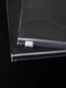 10入組透明防水面罩收納袋 - 無色 - 查看 7