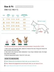 Cartoon Dog Print Pet Sweater - Multicolor - View 3