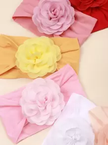 6 chiếc băng đô mềm mại màu kẹo cho bé, bộ phụ kiện tóc dễ thương cho trẻ sơ sinh và trẻ mới biết đi, thích hợp để đeo hàng ngày - Nhiều màu - Xem 6