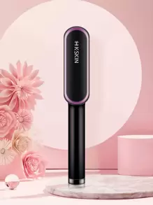 快速加熱和防燙傷直髮器梳子 - 黑色 - 查看 5