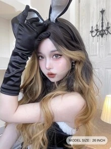 alicegarden Peluca sintética largo rizado - Multicolor - Ver 2