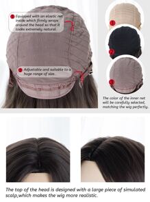 alicegarden Peluca sintética largo rizado - Multicolor - Ver 5