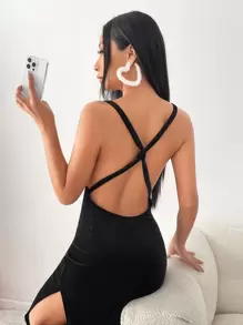 SHEIN ICON Pendientes de aro abierto de peluche con diseño de corazón - Blanco - Ver 2