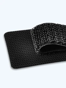 8 cái Giá đỡ ổ cắm móc và vòng dây nylon mở rộng, Giá đỡ tự dính màu đen đơn giản - màu đen - Xem 5