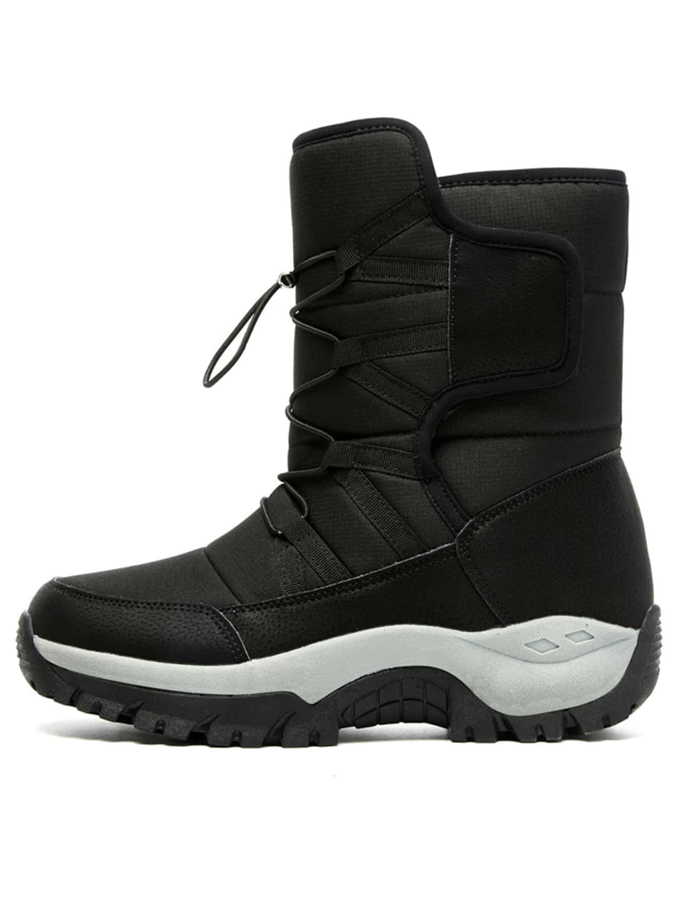 Winter Thermal Lined Men Hiking Boots Outdoor Warm Slip-Resistant Men Shoes