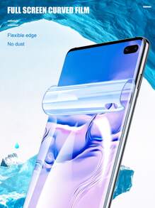2入組水凝膠全覆蓋軟屏幕保護膜與三星兼容 - 無色 - 查看 5