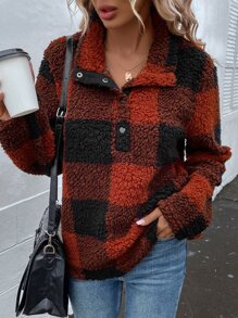 SHEIN LUNE Quần áo thể thao nữ Kẻ sọc Giải trí - Nhiều màu - Xem 1