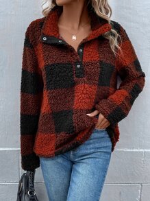 SHEIN LUNE Quần áo thể thao nữ Kẻ sọc Giải trí - Nhiều màu - Xem 5