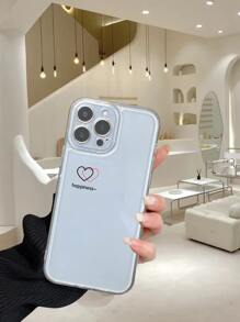 Vỏ điện thoại trong suốt hình trái tim - Trong sáng - Xem 1