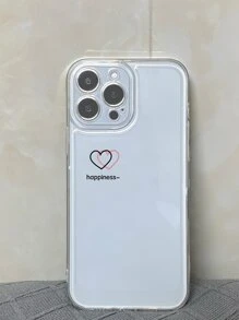 Vỏ điện thoại trong suốt hình trái tim - Trong sáng - Xem 5