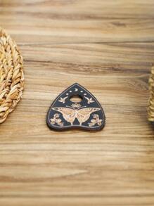 1 件蝴蝶图案心形设计装饰工艺品，木制艺术装饰，适合家居装饰的最佳礼物 - 彩色 - 查看 5