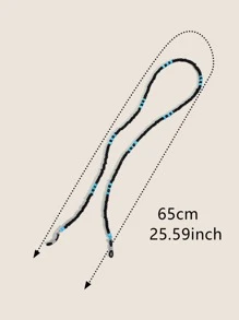 Chuỗi kính trang trí hạt - Nhiều màu - Xem 7