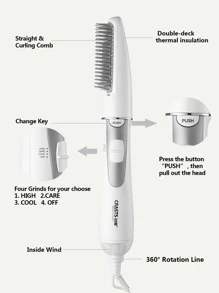 CRASTS 風筒梳造型刷 - 白色 - 查看 5