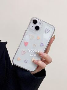 Custodia trasparente per telefono modello a cuore - Multicolore - Visualizzare 4