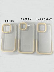 素色手機殼帶隱形支架 - 白色 - 查看 3