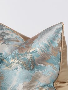1 Vỏ gối Jacquard màu xanh lá cây và vàng tối giản hiện đại, thích hợp cho ghế sofa, phòng khách và phòng ngủ, trang trí nội thất, trang trí phòng, trang trí văn phòng, vỏ gối trang trí, 45cm * 45cm (17,7 inch * 17,7 inch), không bao gồm gối lót - Nhiều màu - Xem 3