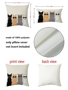 1 vỏ đệm đồ họa hoạt hình không có chất độn - Nhiều màu - Xem 3