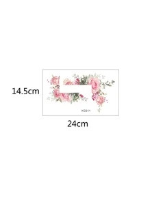 1 Stück Blumenmuster Schalter Steckdosen Wandaufkleber, selbstklebender Schalter Dekorationsaufkleber für Heim-Dekoration, Aufkleber, Wandtattoo, Vinyl-Aufkleber für Heimdekoration, Frühlingsdekoration Artikel um Ihr Zuhause aufzufrischen, Rama Dekorationsaufkleber - Verschiedenfarbig - Übersicht 6