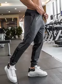 Manfinity Fitness Quần Thể thao Nam Thể thao - Màu xám đen - Xem 1