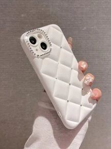 Bling Rhinestone Bracelet Design Transparent Full Protection Anti-Drop Phone Case Compatible With IPhone 16 Pro Max/16/16 Pro/16 Plus/16E/15/15 Pro Max/15 Pro/15 Plus/11/12/13/14/14 Pro Max/14 Pro/13 Pro Max/XS/XS Max/XR/7 Plus, Elegant
