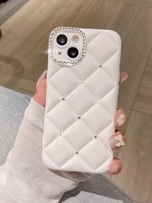 Bling Rhinestone Bracelet Design Transparent Full Protection Anti-Drop Phone Case Compatible With IPhone 16 Pro Max/16/16 Pro/16 Plus/16E/15/15 Pro Max/15 Pro/15 Plus/11/12/13/14/14 Pro Max/14 Pro/13 Pro Max/XS/XS Max/XR/7 Plus, Elegant