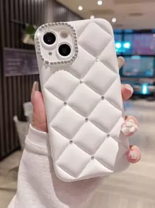 Bling Rhinestone Bracelet Design Transparent Full Protection Anti-Drop Phone Case Compatible With IPhone 16 Pro Max/16/16 Pro/16 Plus/16E/15/15 Pro Max/15 Pro/15 Plus/11/12/13/14/14 Pro Max/14 Pro/13 Pro Max/XS/XS Max/XR/7 Plus, Elegant