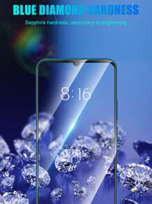 2 件钢化玻璃手机保护膜适用于小米/红米，安装简便，高清清晰，无气泡，防刮擦、防碎，钢化玻璃屏幕保护膜，超高清礼物，适合生日/复活节/总统日/圣诞节/家人/朋友/男孩/女朋友 - 無色 - 查看 5