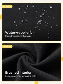 GLOWMODE 31" Outdoor Explorer Fleece Cargo Flare Leggings - Black - View 7