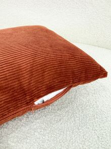 Bow Shaped Lumbar Pillow Cover Without Filler - Burnt Orange - View 4