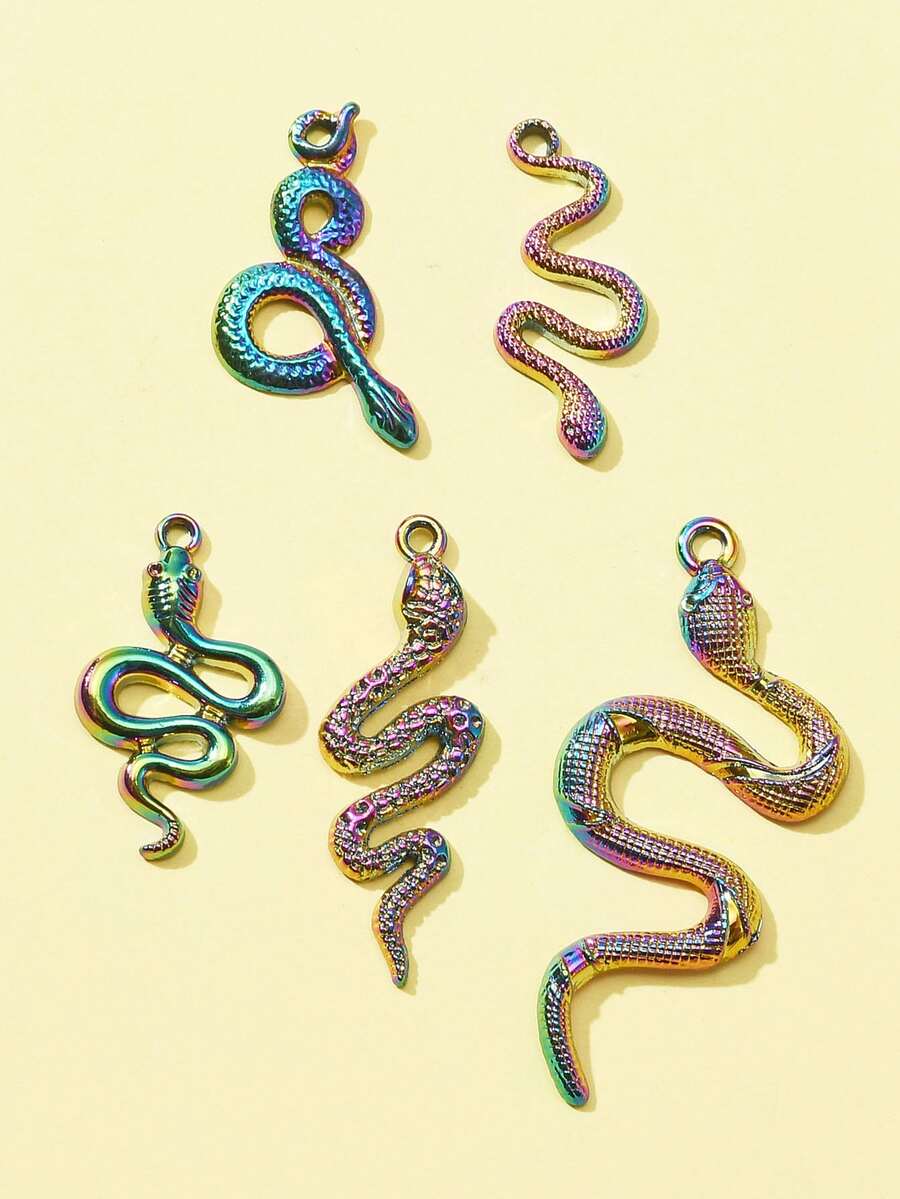 5 st Snake DIY smycketillbehör - Multifärgad - Visa 1
