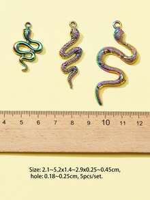 5 st Snake DIY smycketillbehör - Multifärgad - Visa 3