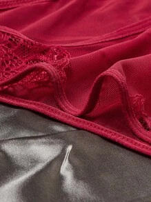 3pack Lace Insert Mesh Panty - Multicolor - View 3