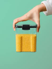 1 pieza Caja de almacenamiento de alimentos de color aleatorio transparente - Multicolor - Ver 7