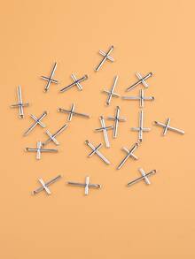 20 chiếc mặt dây chuyền tự làm chéo - Ancient Silver - Xem 2