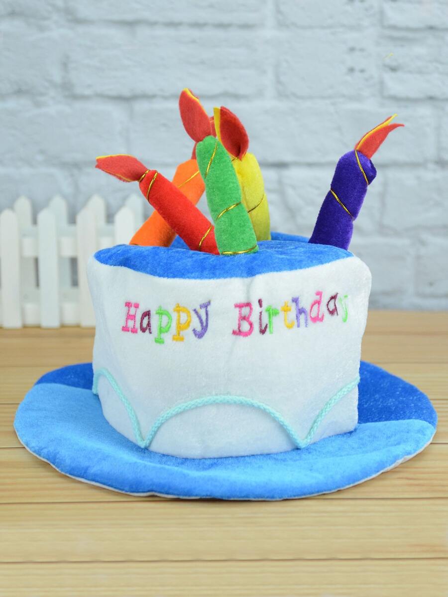 Sombrero de fiesta decorativo con vela, Navidad - Multicolor - Ver 1