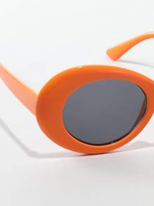 Two Tone Fashion Glasses For Summer Beach Vacation,Outdoor,Travel - Dark Grey - View 3