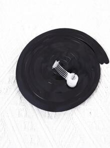 6pcs Solid Hanging Swirl Decoration,Christmas - Black - View 11