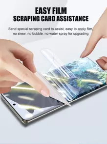 2入組水凝膠全覆蓋軟屏幕保護膜與三星兼容 - 無色 - 查看 7