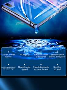2入組水凝膠全覆蓋軟屏幕保護膜與三星兼容 - 無色 - 查看 8
