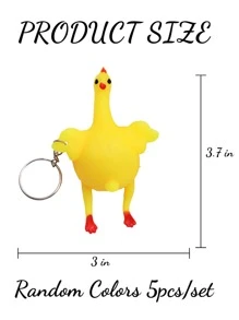 5 piezas Juguete para gato pollo - Multicolor - Ver 3