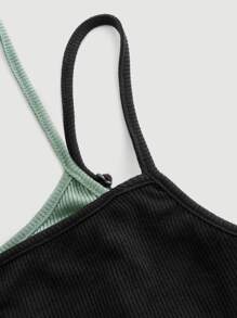 SHEIN MOD 2 In 1 Button Cami Top