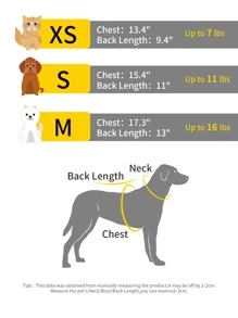 UFBemo 1pc Pet Sweater, Heart Pattern Cardigan, Cute Style, Suitable For Teddy, Bichon Frise, Maltese Cats And Small Dogs