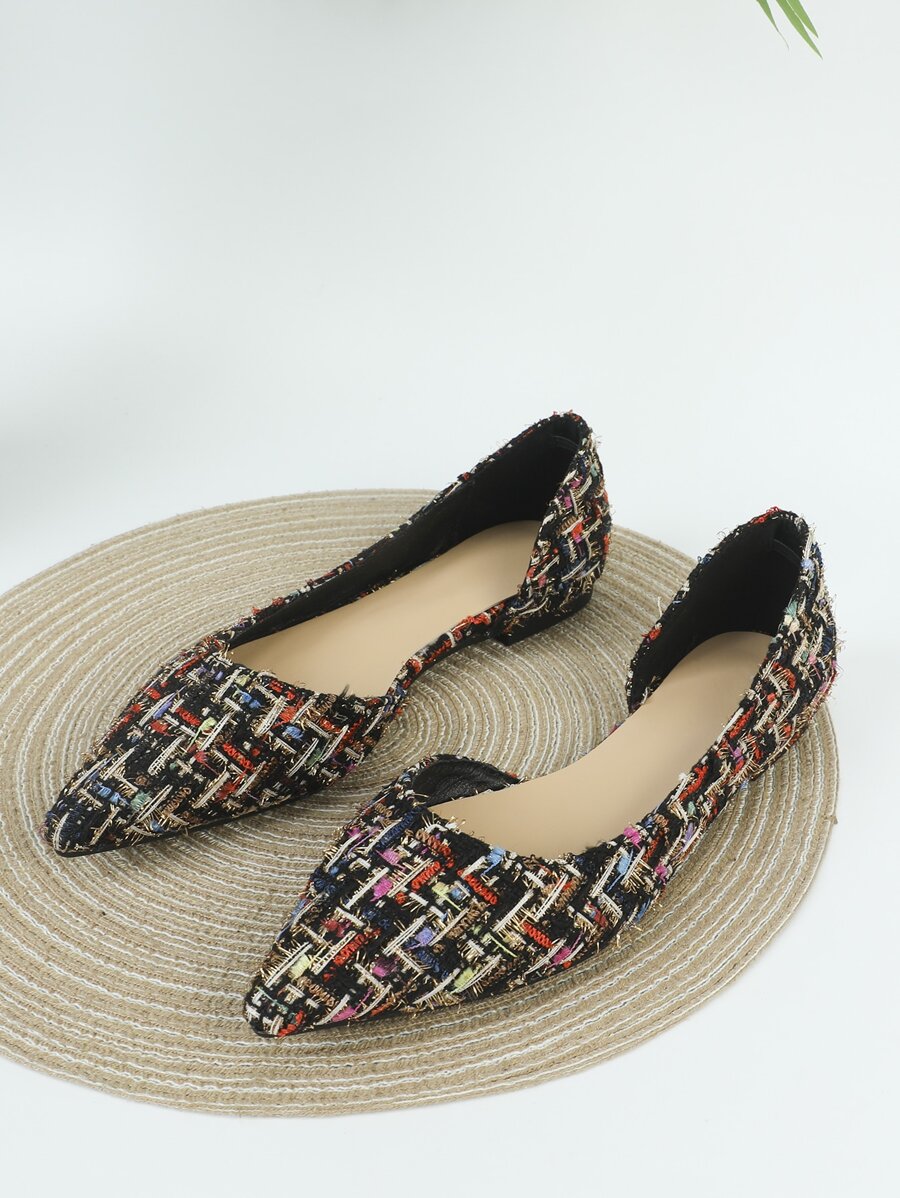 Giày bệt Nữ Sọc ca rô Đúng mốt - Nhiều màu - Xem 1