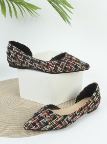 Giày bệt Nữ Sọc ca rô Đúng mốt - Nhiều màu - Xem 3