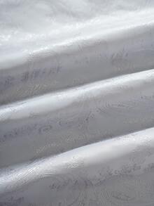 NITAGUT Men Button Placket Paisley Print Shirt - Light Grey - View 3