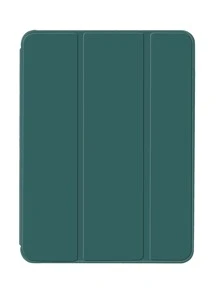 Solid Color Pencil Slot Protective Case Compatible With IPad Mini4/Mini5/Mini6/Mini7/Air/Air2/9.7/10.2/10.5/Air4/Air5/Pro11-Inch/10th Gen/Air 11-In.(M2)-2024/Air 13-In.(M2)-2024/Pro11-In.(M4)-2024/Pro13-In.(M4)-2024/IPad Air 13(M3 2025)/IPad Air 11-Inch (M3) 2025/IPad (A16) 11 Inch 11th Generation 2025 Models
