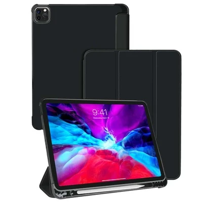 黑色纯色基础款画板/笔筒保护套，兼容 Mini4/Mini5/Mini6/Mini7/Air/Air2/9.7/10.2/10.5/Air4/Air5/Pro11/第十代/Air 11英寸 (M2)-2024/Air 13英寸 (M2)-2024/Pro11英寸 (M4)-2024/Pro13英寸 (M4)-2024/Air 13英寸 (M3 2025)/Air 11英寸 (M3) 2025/(A16) 11英寸第十一代 2025 春季礼物