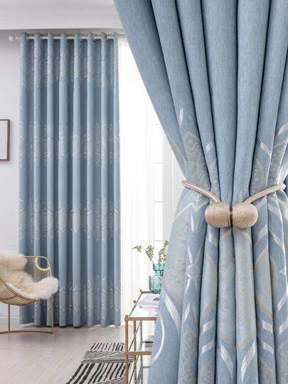 ستارة نوافذ معتمة بطراز نردي للغرفة النوم، غرفة المعيشة، الشرفة قطعة واحدة