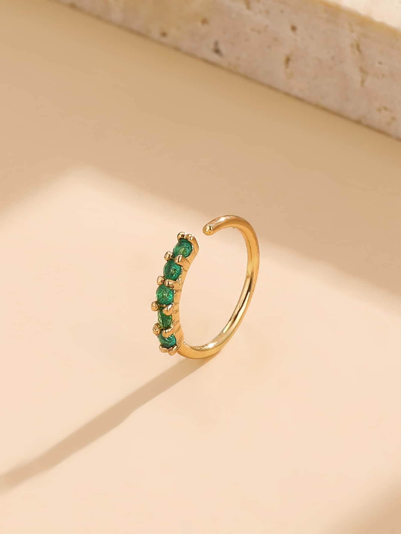 Đính Đá Cubic Zirconia Trang Trí Mũi Vòng Đồng Phổ Biến Trang Sức Xuyên Cơ Thể Quà Tặng Cho Phụ Nữ Và Nam Giới - Nhiều màu - Xem 1