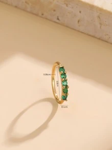 Đính Đá Cubic Zirconia Trang Trí Mũi Vòng Đồng Phổ Biến Trang Sức Xuyên Cơ Thể Quà Tặng Cho Phụ Nữ Và Nam Giới - Nhiều màu - Xem 4